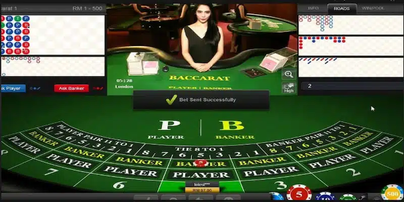 Diễn biến của từng ván Baccarat trực tuyến tại ABC8