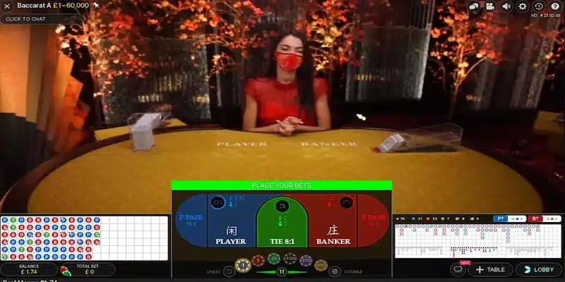 Các ván cược Baccarat online diễn ra nhanh gọn